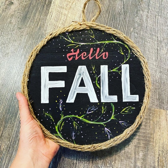 Other - Hello Fall Sign